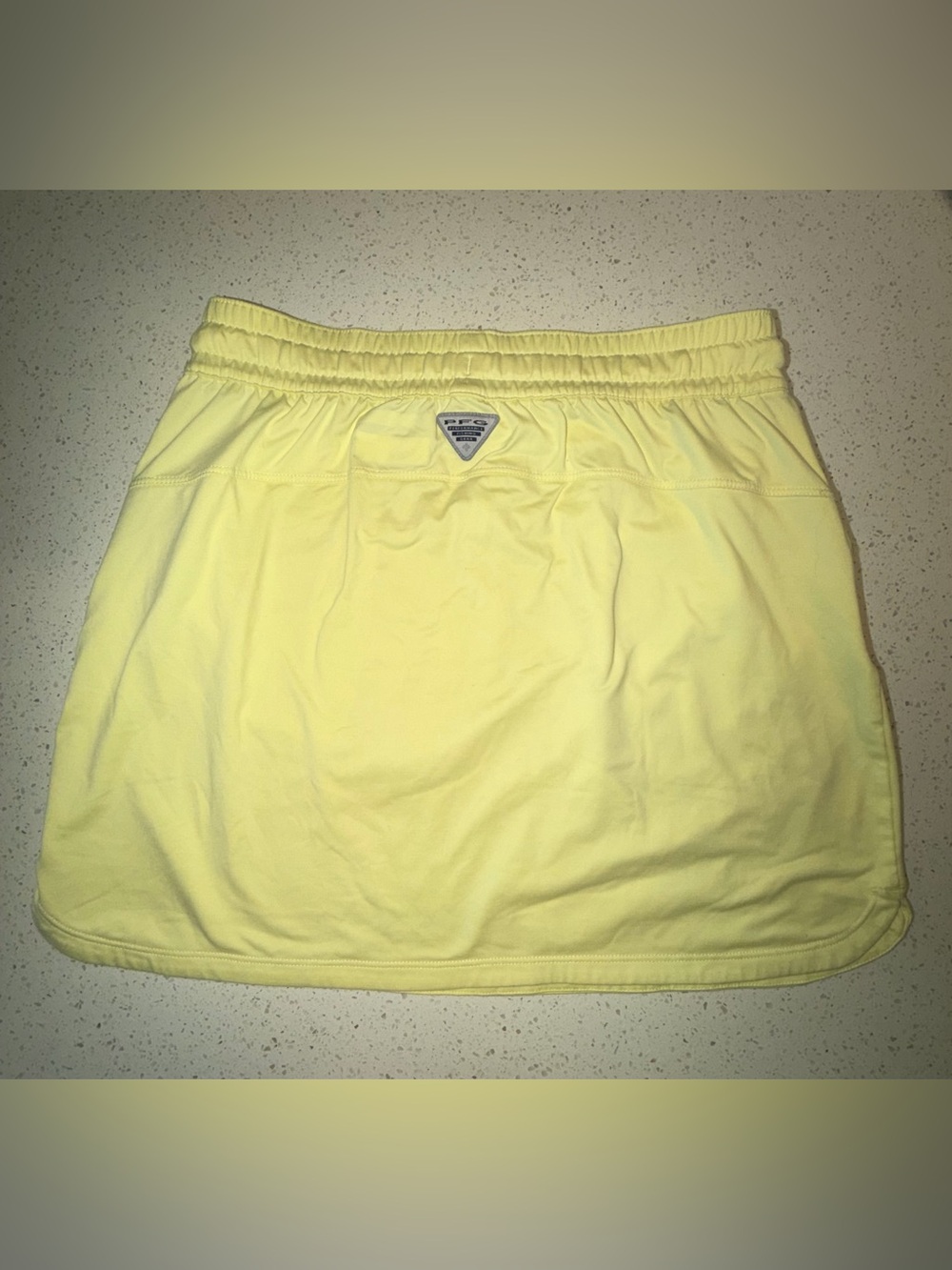 NWOT Columbia PFG Skirt - Butter Yellow - Picture 2 of 4